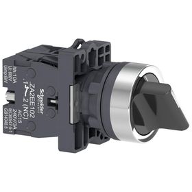 Schneider XA2-ED25 0-1 1NA+1NK Siyah Mandal Buton