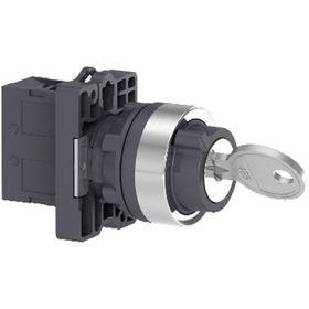 Schneider XA2-EG21 Siyah 0-1 1NA Kilitli Mandal Buton