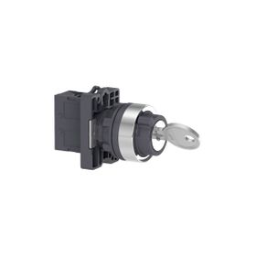 Schneider XA2-EG21 Siyah 0-1 1NA Kilitli Mandal Buton