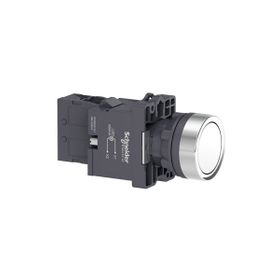 Schneider XA2-EW31B1 24VAC-DC Işıklı Yaylı Beyaz Buton