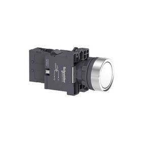 Schneider XA2-EW31B1 24VAC-DC Işıklı Yaylı Beyaz Buton