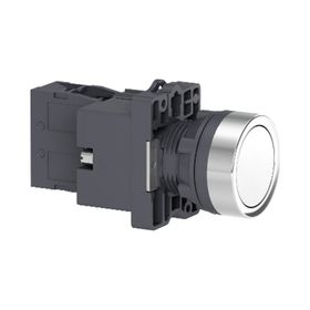 Schneider XA2-EW31B1 24VAC-DC Işıklı Yaylı Beyaz Buton