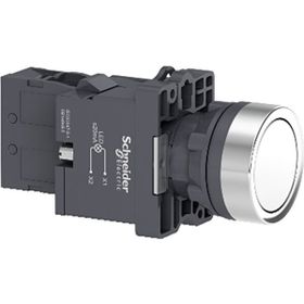 Schneider XA2-EW31M1 220VAC-DC Işıklı Yaylı Beyaz Buton