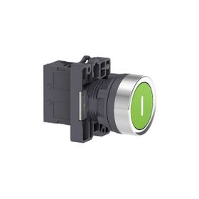 Schneider XA2EA3311 22 mm 1NA Yeşil l İşaretli Yaylı Buton