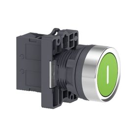 Schneider XA2EA3311 22 mm 1NA Yeşil l İşaretli Yaylı Buton