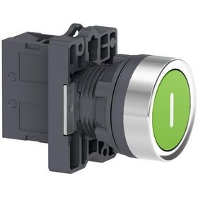 Schneider XA2EA3311 22 mm 1NA Yeşil l İşaretli Yaylı Buton