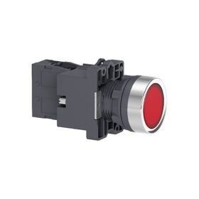 Schneider XA2EW34B2 24V AC/DC 1NK Kırmızı Işıklı Yaylı Buton