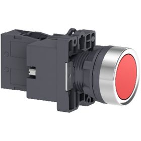 Schneider XA2EW34B2 24V AC/DC 1NK Kırmızı Işıklı Yaylı Buton