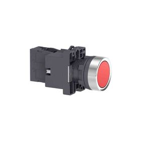 Schneider XA2EW34B2 24V AC/DC 1NK Kırmızı Işıklı Yaylı Buton