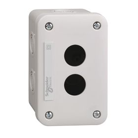 Schneider XAL-E2 2'li Gri Buton Kutusu