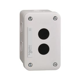 Schneider XAL-E2 2'li Gri Buton Kutusu