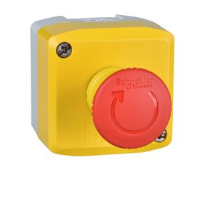 Schneider XALK178 1 Kırmızı Mantar Kafa Buton Sarı İstasyon