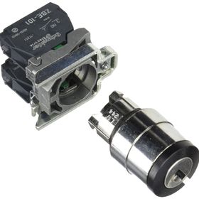Schneider XB4-BG03 3 Konumlu Anahtarlı Buton