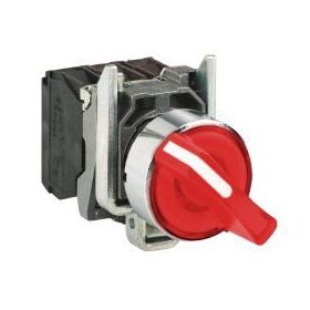 Schneider XB4-BK124B5 Korumalı Ledli Işıklı Kırmızı Mandal Buton