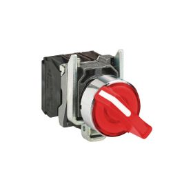 Schneider XB4-BK124M5 Işıklı Kırmızı Mandal Buton