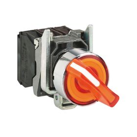Schneider XB4-BK125M5 Işıklı Sarı Mandal Buton