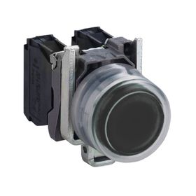 Schneider XB4-BP21 Plastik Kılıflı Siyah Yaylı Buton