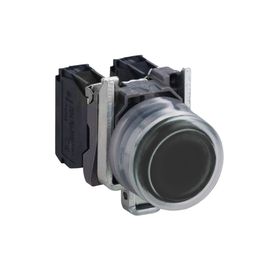 Schneider XB4-BP21 Plastik Kılıflı Siyah Yaylı Buton