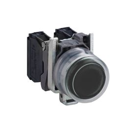Schneider XB4-BP21 Plastik Kılıflı Siyah Yaylı Buton