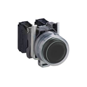 Schneider XB4-BP21 Plastik Kılıflı Siyah Yaylı Buton