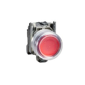 Schneider XB4-BP42 Plastik Kılıflı Kırmızı Yaylı Buton