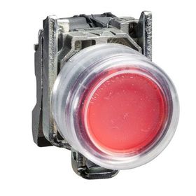 Schneider XB4-BP42 Plastik Kılıflı Kırmızı Yaylı Buton