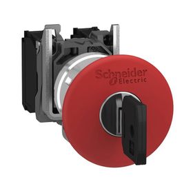 Schneider XB4-BS9442 Kilitli 40 mm Mantar Buton