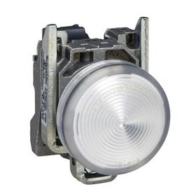 Schneider XB4-BV61 Beyaz Metal Sinyal Lambası
