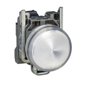 Schneider XB4-BV61 Beyaz Metal Sinyal Lambası