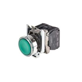 Schneider XB4-BW33M5 Korumalı Ledli Işıklı Yeşil Buton