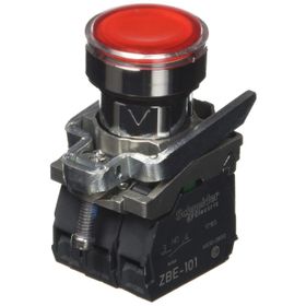 Schneider XB4-BW34M5 Korumalı Ledli Işıklı Kırmızı Buton
