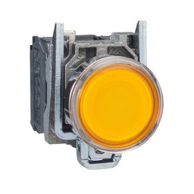 Schneider XB4-BW35M5 Korumalı Ledli Işıklı Sarı Buton