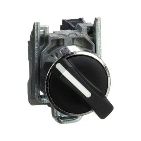 Schneider XB4BD41 1NA 22 mm 2 Konumlu Yaylı Siyah Mandal Buton