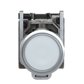 Schneider XB4BW3165 22 mm 250V 1NA+1NK Yaylı Dönüşlü Beyaz Işıklı Buton
