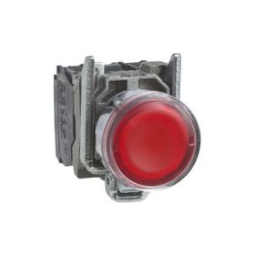 Schneider XB4BW34B5 Kırmızı 22MM 24V 1NA + 1NK Işıklı Yaylı Buton