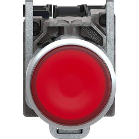 Schneider XB4BW34B5 Kırmızı 22MM 24V 1NA + 1NK Işıklı Yaylı Buton