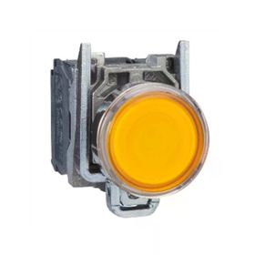 Schneider XB4BW35B5 Sarı 22 mm 24 Volt AC-DC Işıklı Yaylı Buton