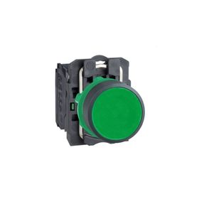 Schneider XB5-AA31 1NA Yeşil Yaylı Buton