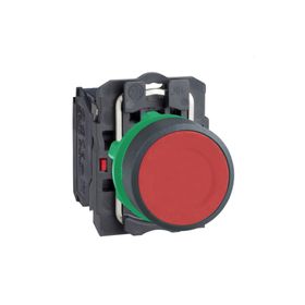 Schneider XB5-AA42 1NK Kırmızı Yaylı Buton