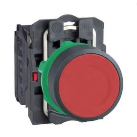 Schneider XB5-AA42 1NK Kırmızı Yaylı Buton