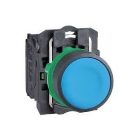 Schneider XB5-AA61 1NA Mavi Yaylı Buton