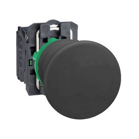 Schneider XB5-AC21 1NK 40 mm Siyah Mantar Kafalı Yaylı Buton