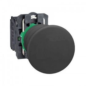 Schneider XB5-AC21 1NK 40 mm Siyah Mantar Kafalı Yaylı Buton