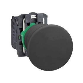 Schneider XB5-AC21 1NK 40 mm Siyah Mantar Kafalı Yaylı Buton