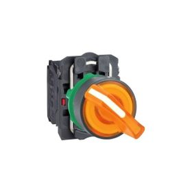 Schneider XB5-AK125M5 Korumalı Ledli Işıklı Sarı Mandal Buton