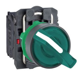 Schneider XB5-AK133M5 220V Ledli Yeşil Mandal Buton