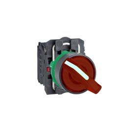 Schneider XB5-AK134M5 220V Ledli Kırmızı Mandal Buton