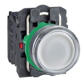 Schneider XB5-AW31B5 24V AC-DC Işıklı Beyaz Yaylı Buton