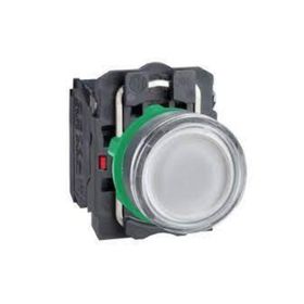 Schneider XB5-AW31M5 220VAC-DC Işıklı Beyaz Yaylı Buton