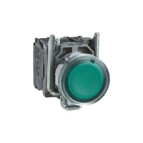 Schneider XB5-AW33B5 24V AC-DC Işıklı Yeşil Yaylı Buton